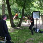 Fotoshooting für das Kandidatenplakat 1