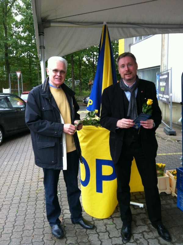 Wahlstand in Wennigsen