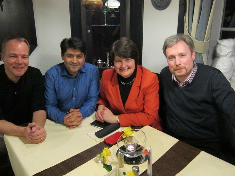 v.l.n.r: Matthias Miersch, Abdulselam Dogan, Maria Flachsbarth und Dirk Weissleder