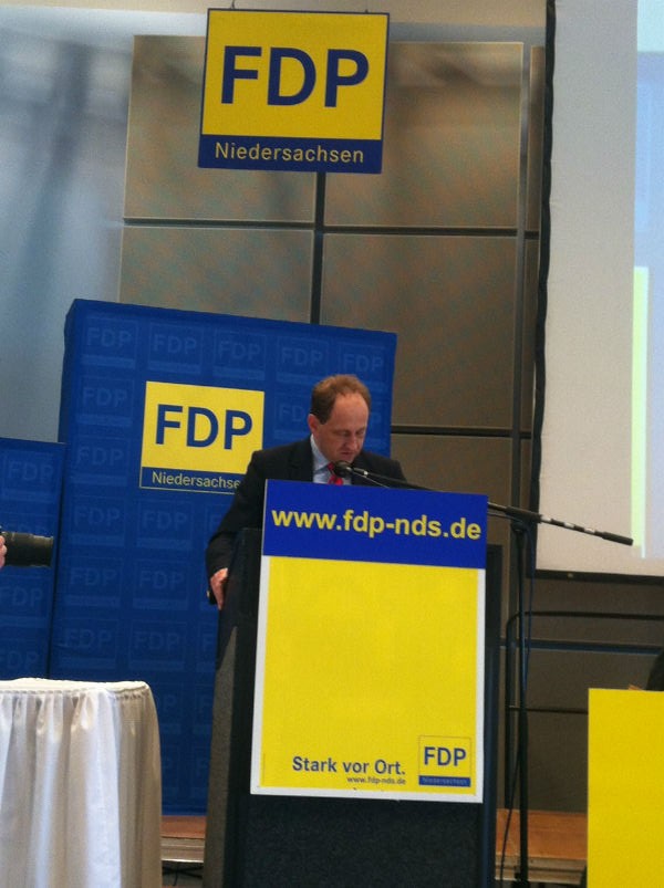 Alexander Graf Lambsdorff spricht über Europa und den Wahlen zum Europäischen Parlament am 25. Mai 2014